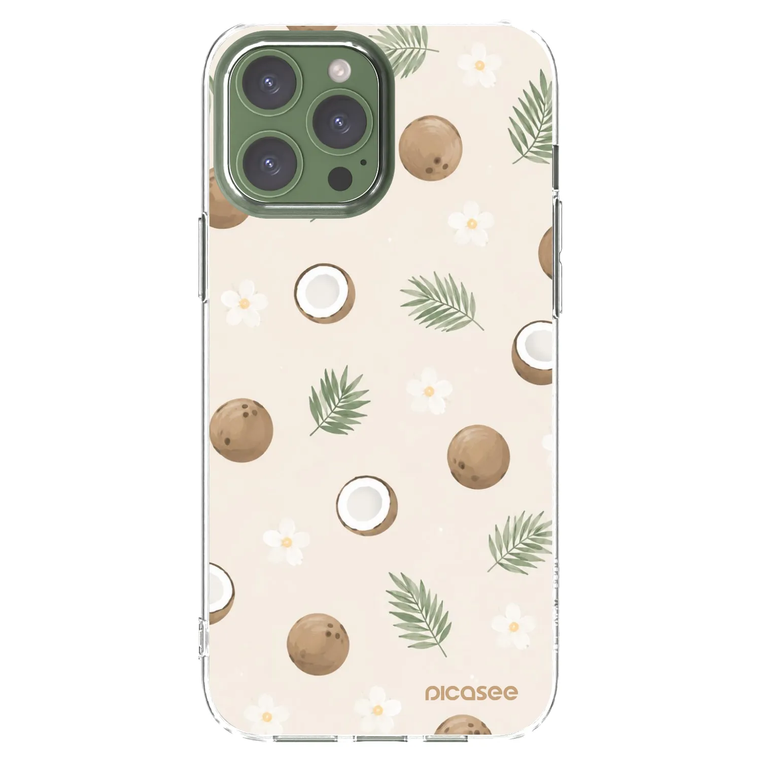 Picasee silikonový průhledný obal pro Apple iPhone 13 Pro Max - Coconut Breeze