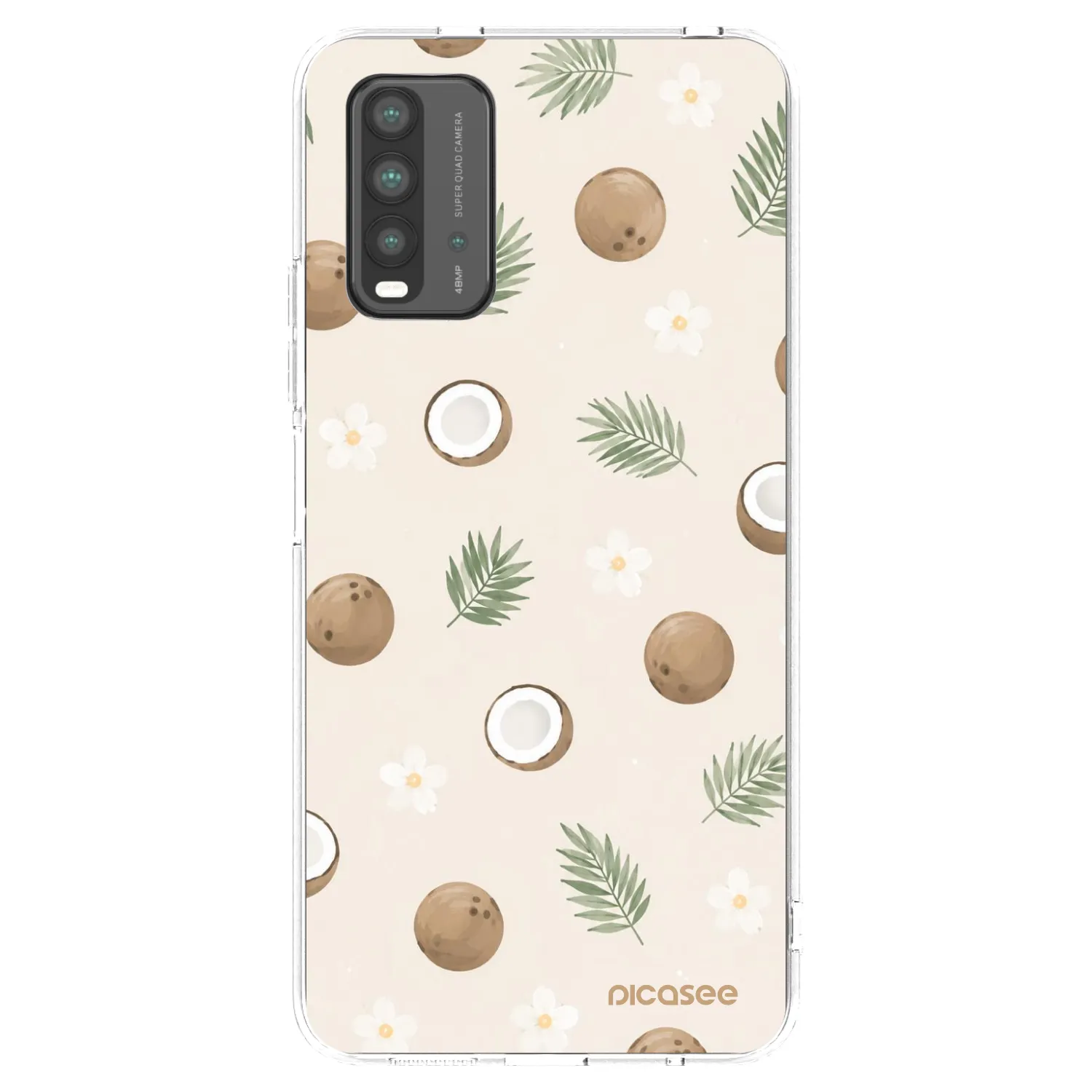 Picasee silikonový průhledný obal pro Xiaomi Redmi 9T - Coconut Breeze