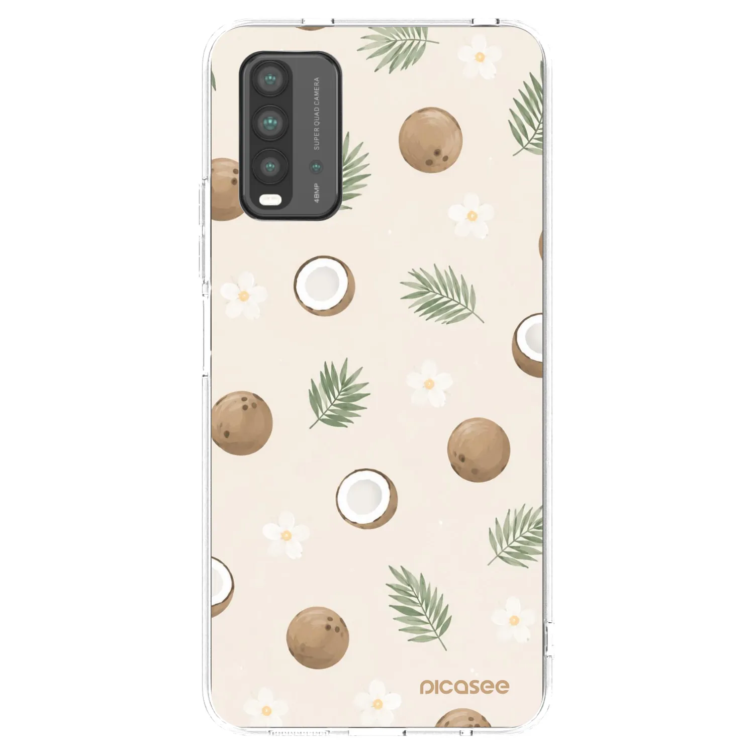Picasee silikonový černý obal pro Xiaomi Redmi 9T - Coconut Breeze