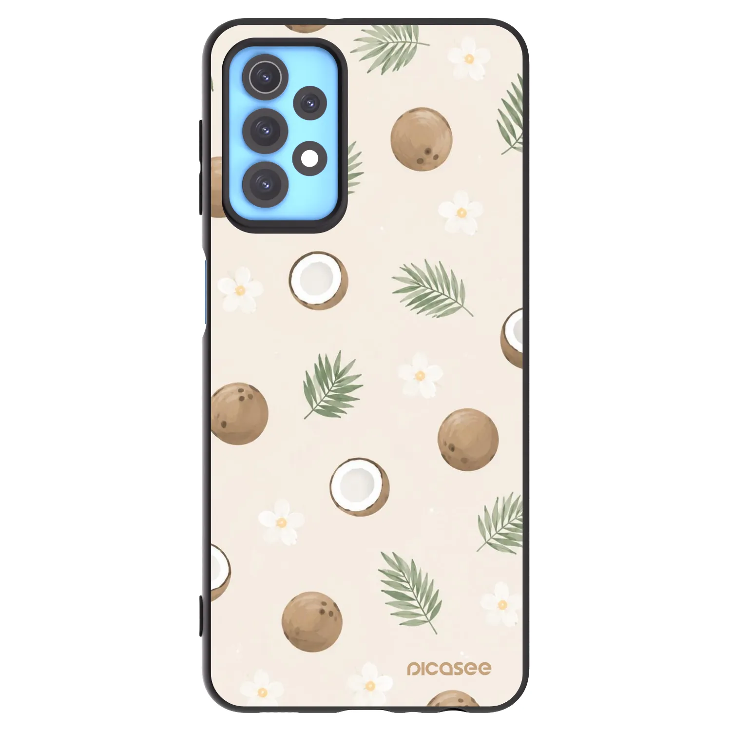 Picasee silikonový černý obal pro Samsung Galaxy A32 4G SM-A325F - Coconut Breeze
