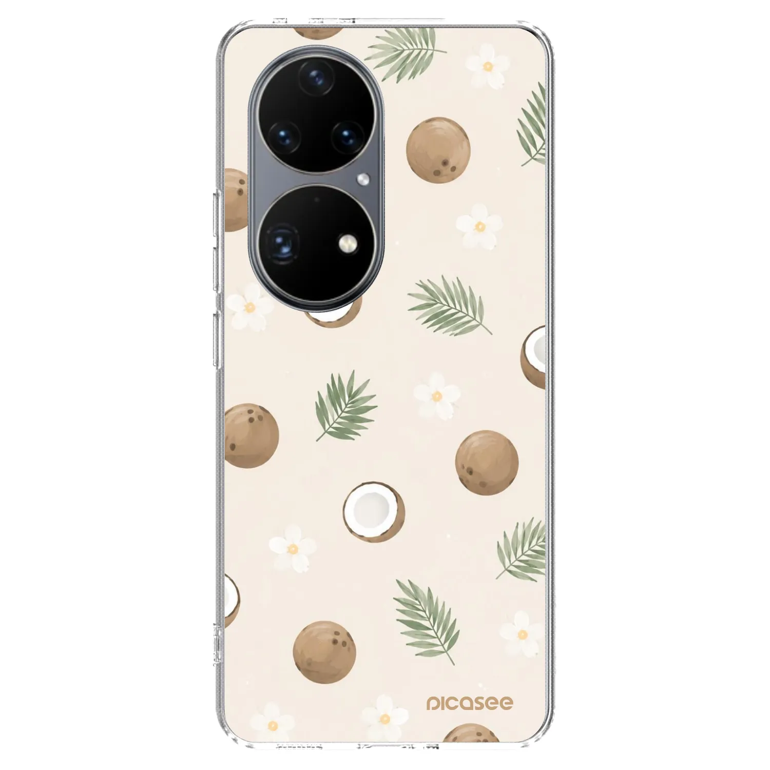 Picasee silikonový průhledný obal pro Huawei P50 - Coconut Breeze