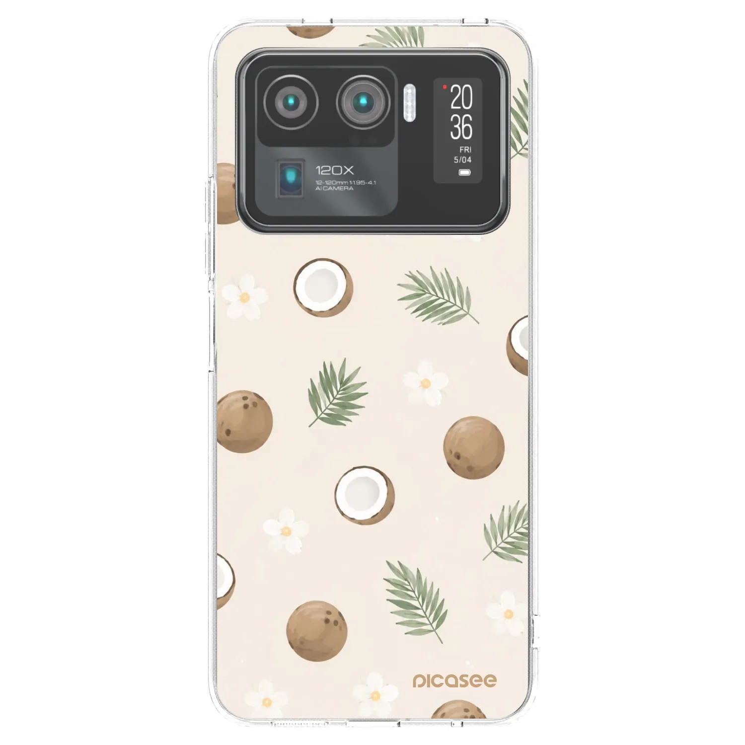 Picasee silikonový průhledný obal pro Xiaomi Mi 11 Ultra - Coconut Breeze