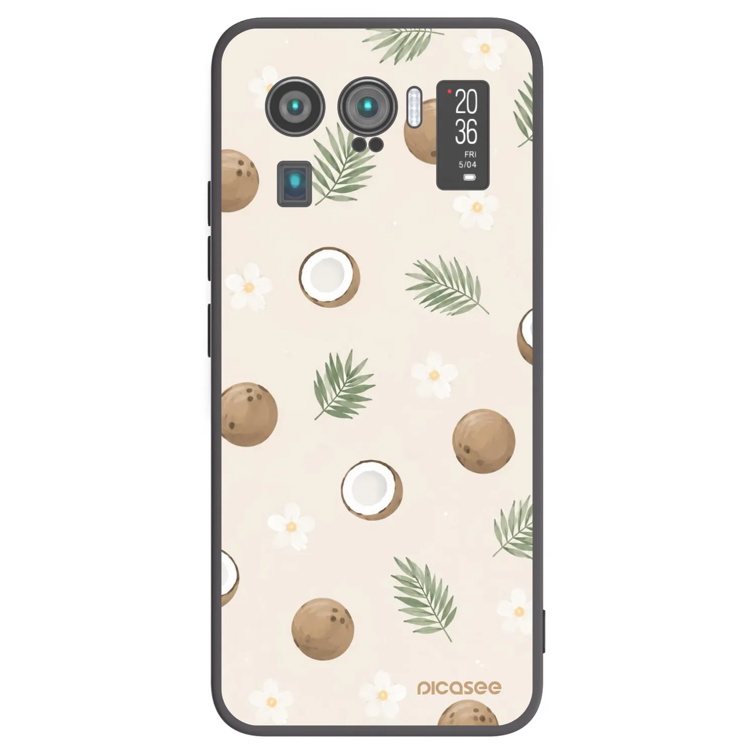Picasee silikonový černý obal pro Xiaomi Mi 11 Ultra - Coconut Breeze
