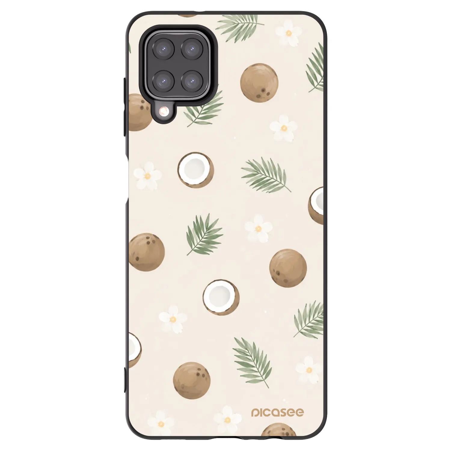 Picasee silikonový černý obal pro Samsung Galaxy M12 M127F - Coconut Breeze