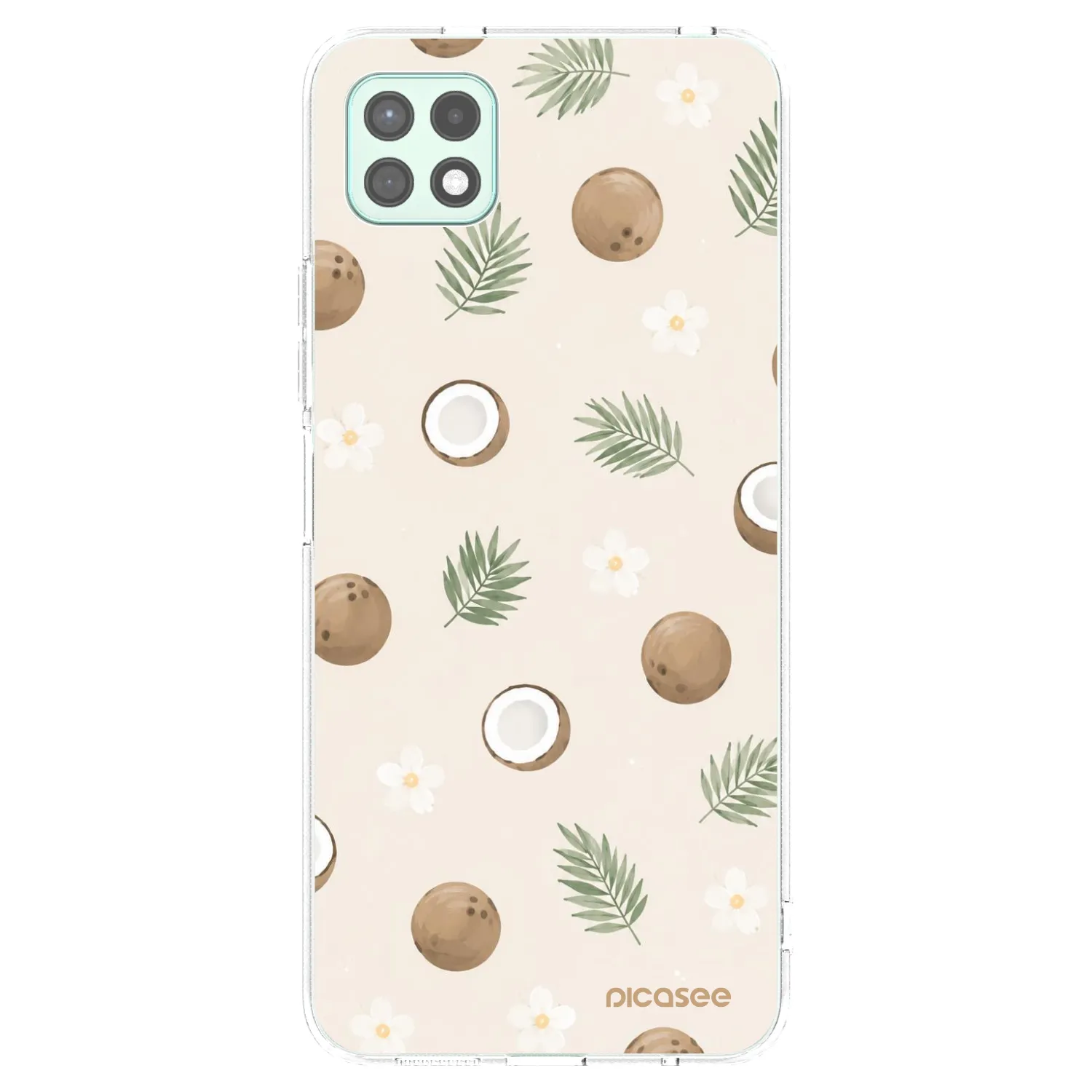 Picasee silikonový průhledný obal pro Samsung Galaxy A22 A226B 5G - Coconut Breeze