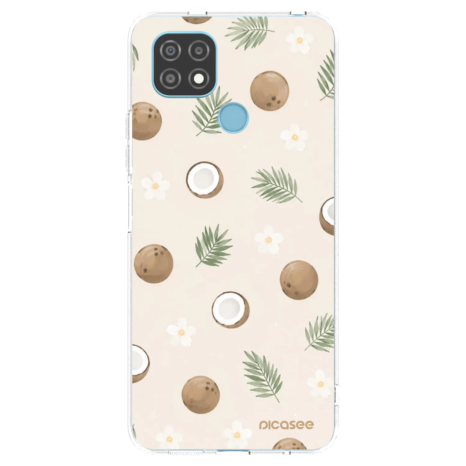 Picasee silikonový průhledný obal pro Realme C21 - Coconut Breeze
