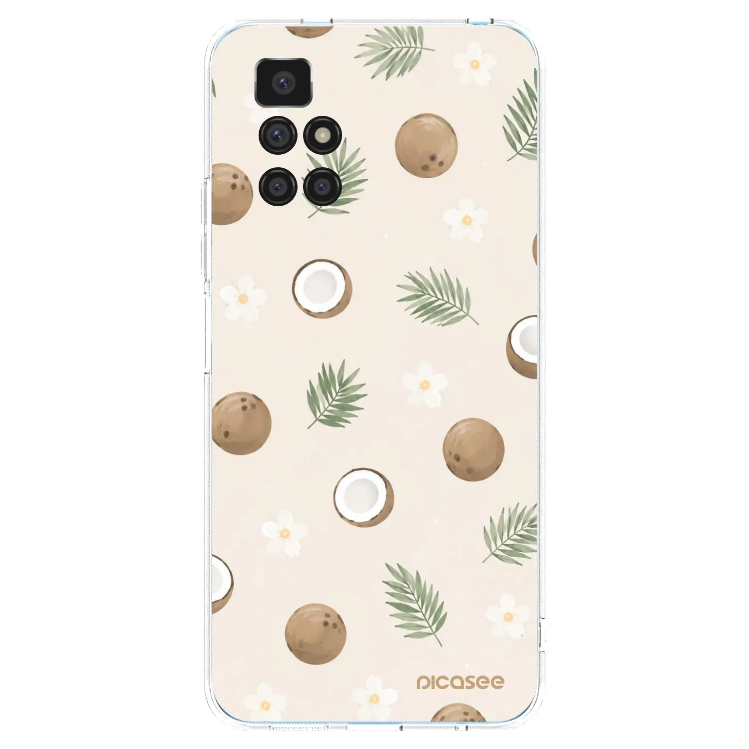 Picasee silikonový průhledný obal pro Xiaomi Redmi 10 - Coconut Breeze