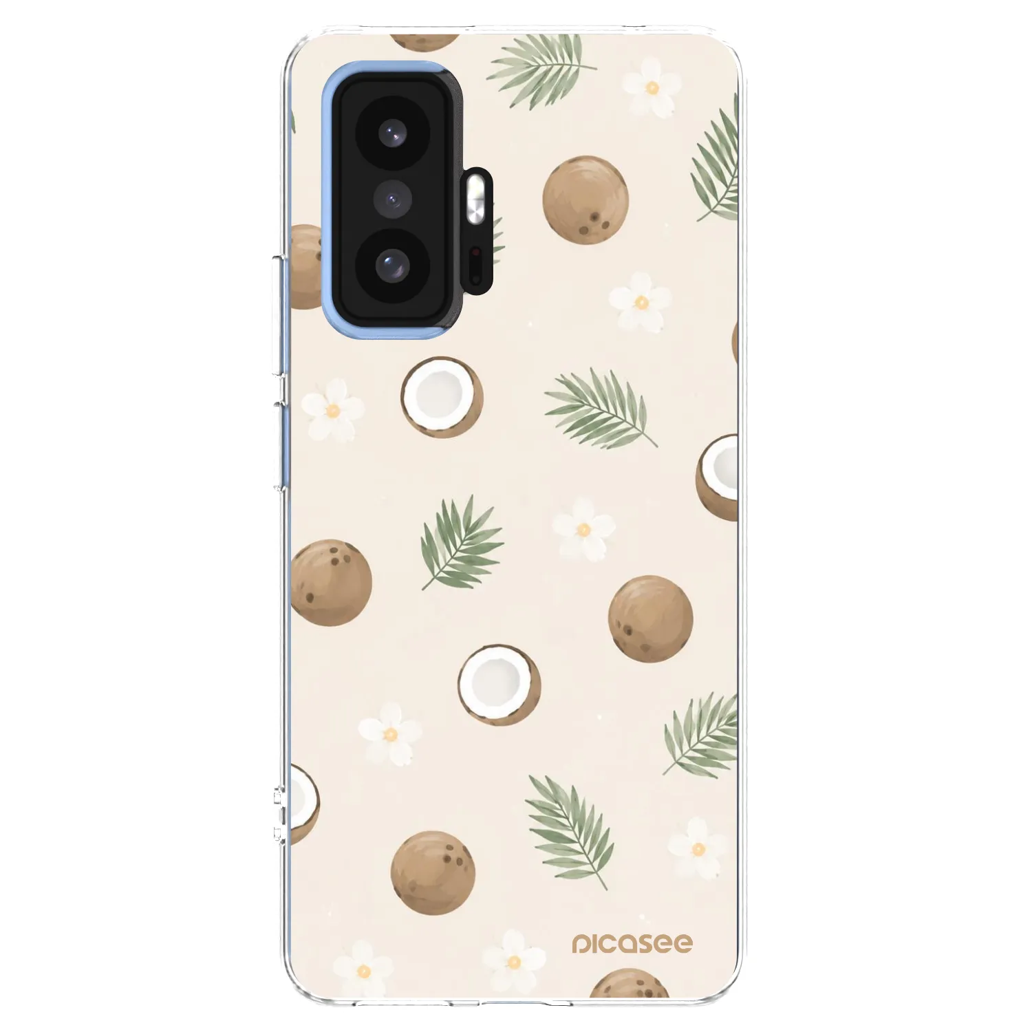 Picasee silikonový průhledný obal pro Xiaomi 11T - Coconut Breeze