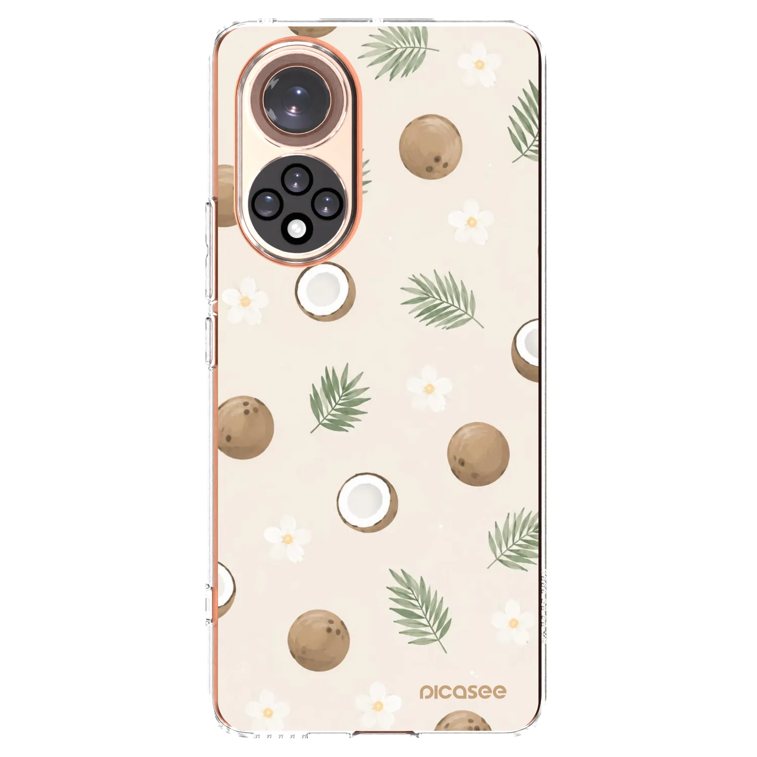 Picasee silikonový průhledný obal pro Honor 50 5G - Coconut Breeze