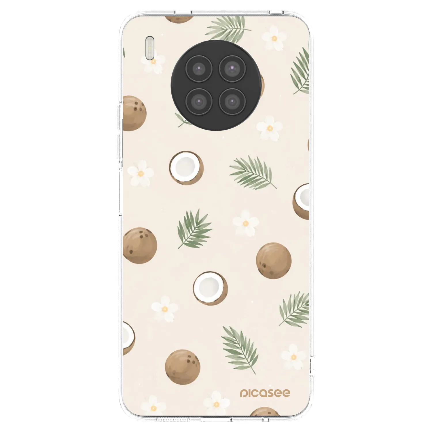 Picasee silikonový průhledný obal pro Huawei Nova 8i - Coconut Breeze