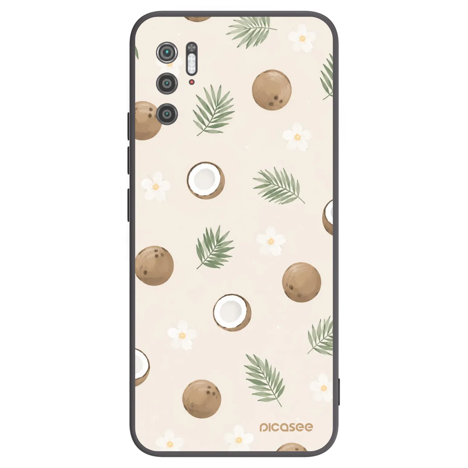 Picasee silikonový černý obal pro Xiaomi Poco M3 Pro 5G - Coconut Breeze