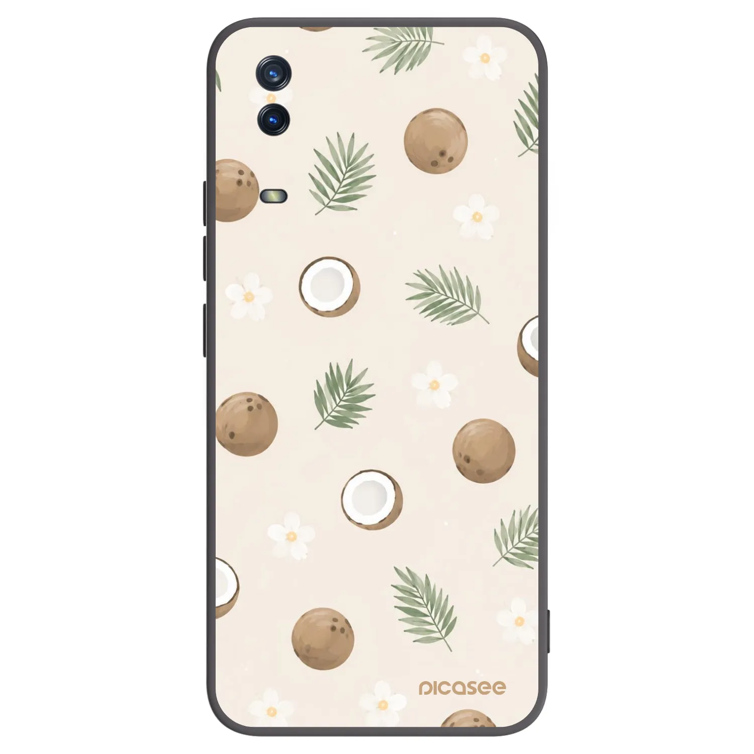 Picasee silikonový černý obal pro Vivo Y11s - Coconut Breeze