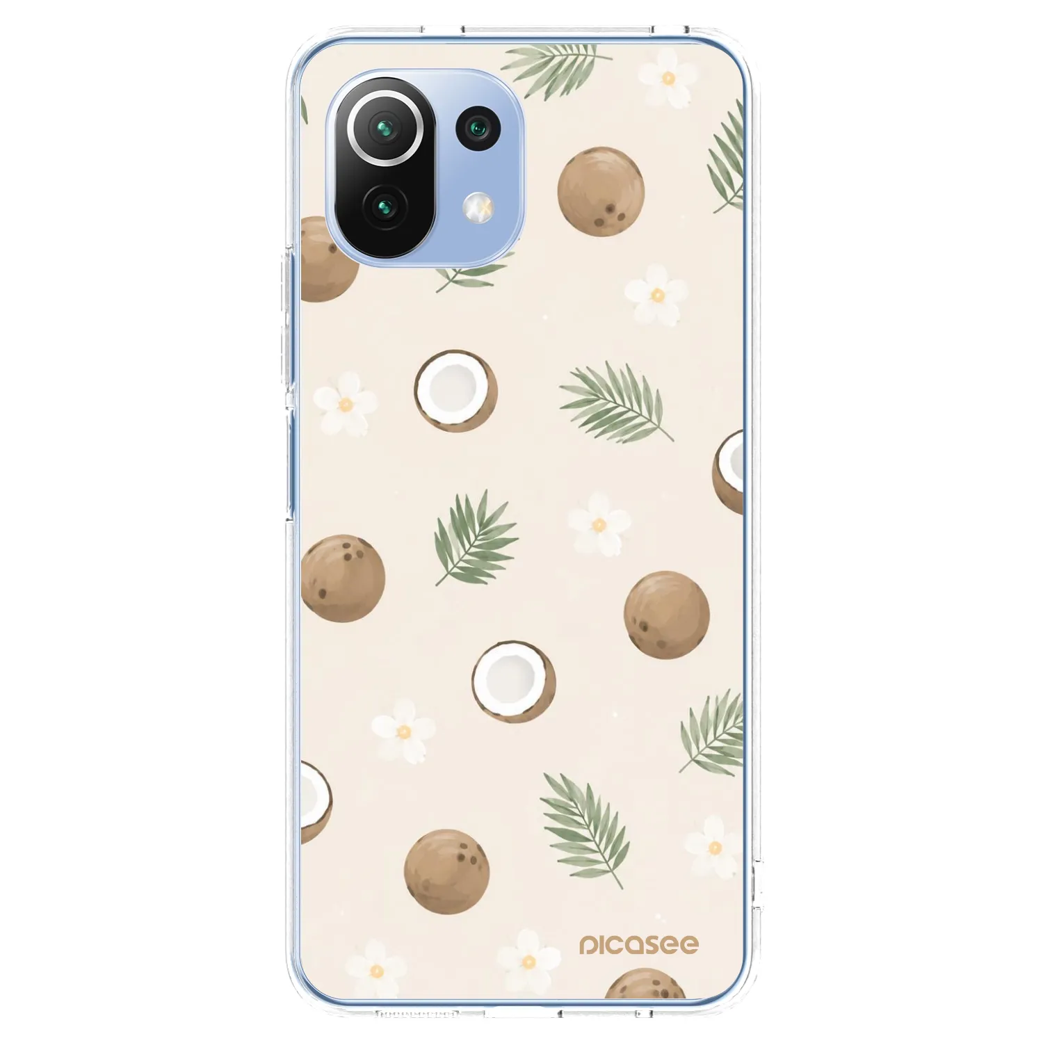 Picasee silikonový průhledný obal pro Xiaomi 11 Lite 5G NE - Coconut Breeze