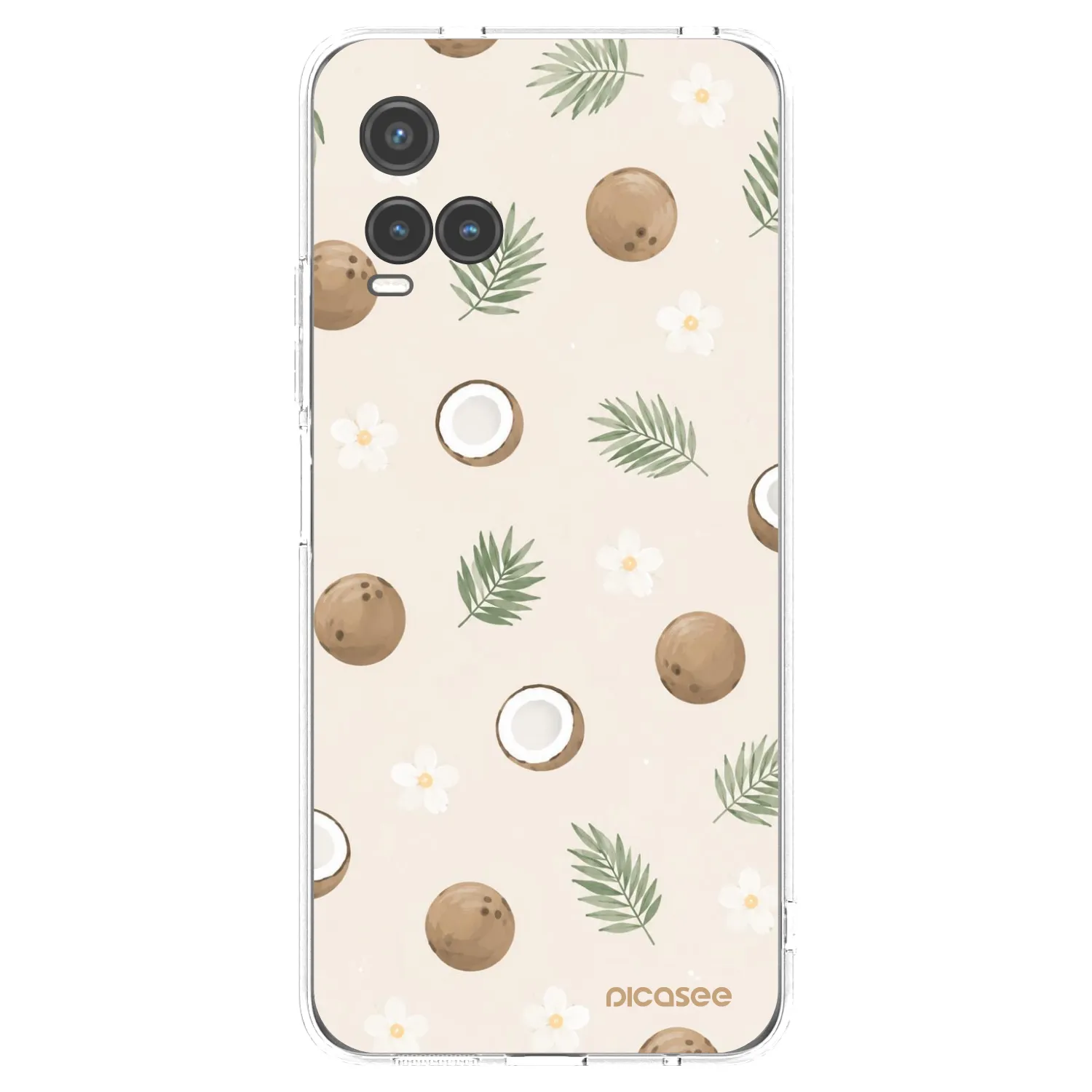 Picasee silikonový průhledný obal pro Vivo Y33s - Coconut Breeze