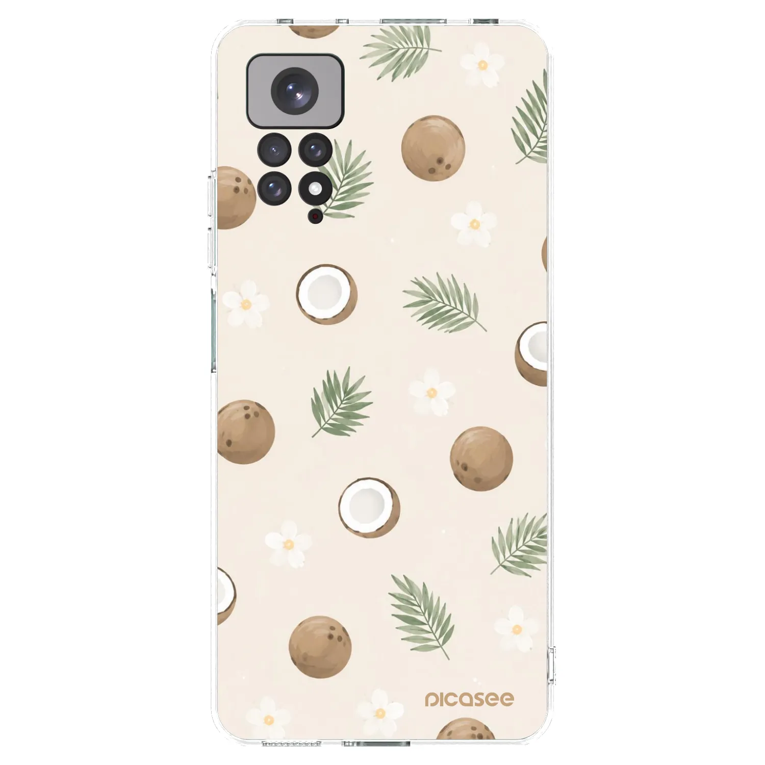 Picasee silikonový průhledný obal pro Xiaomi Redmi Note 11 - Coconut Breeze