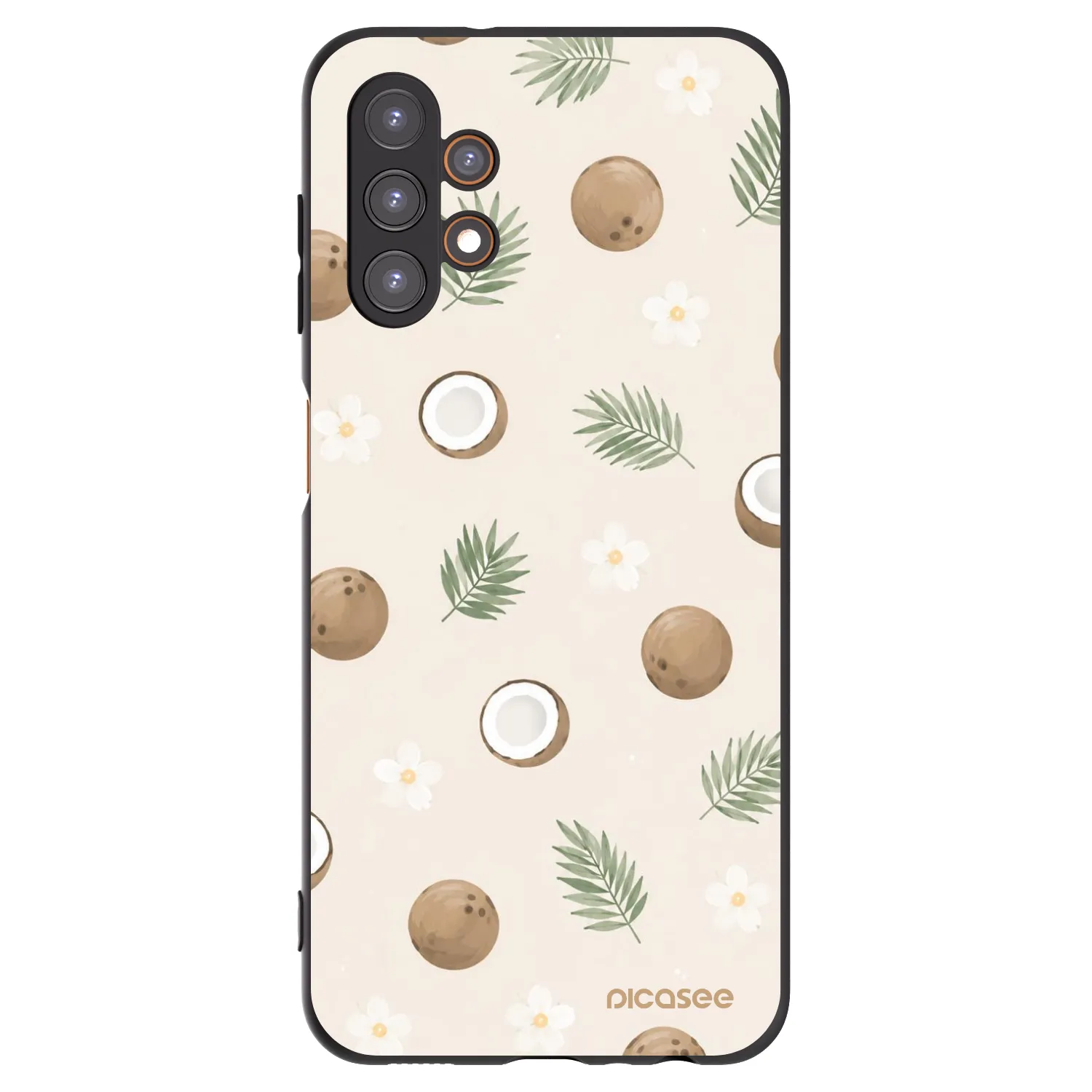Picasee silikonový černý obal pro Samsung Galaxy A13 4G A135 - Coconut Breeze