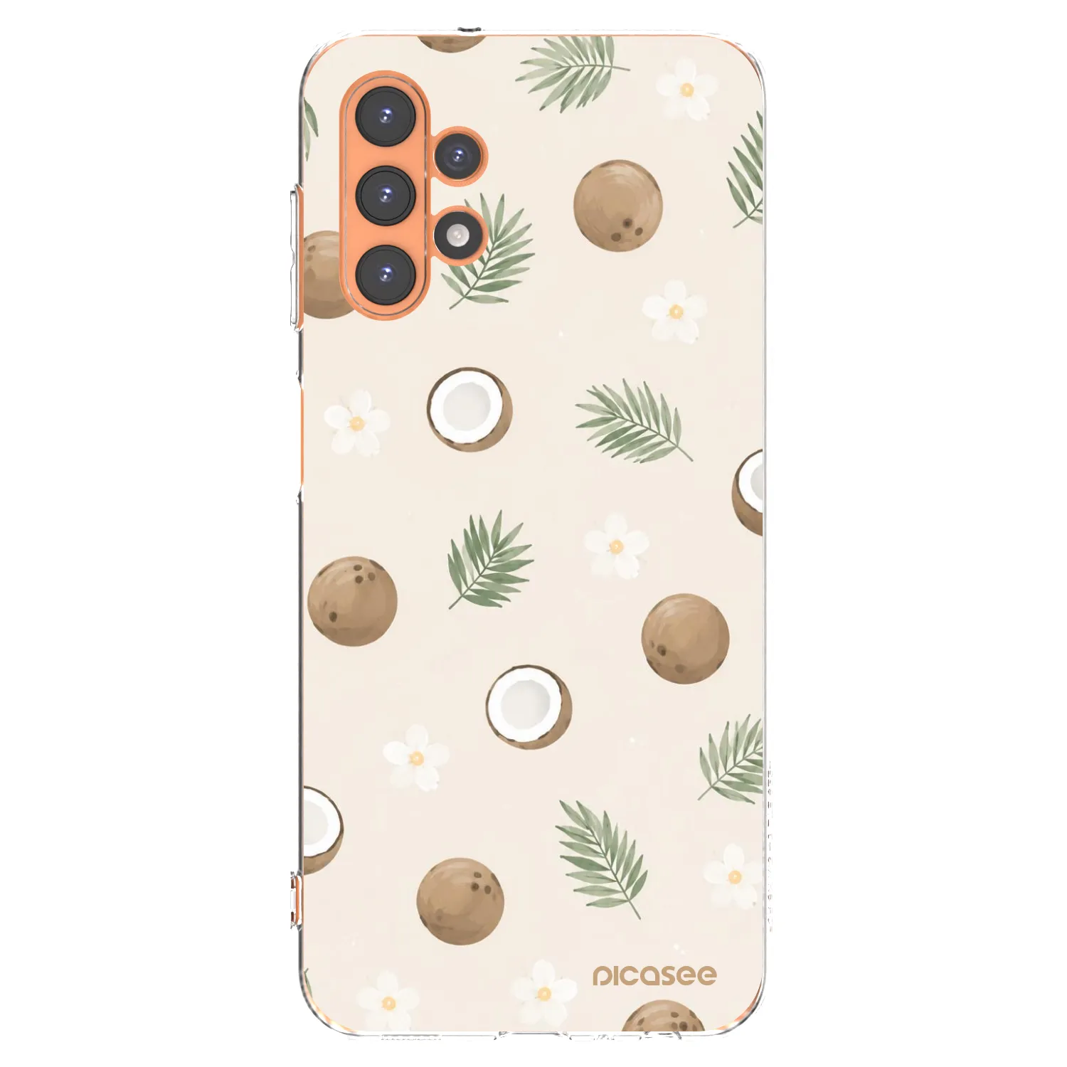 Picasee silikonový průhledný obal pro Samsung Galaxy A13 4G A135 - Coconut Breeze
