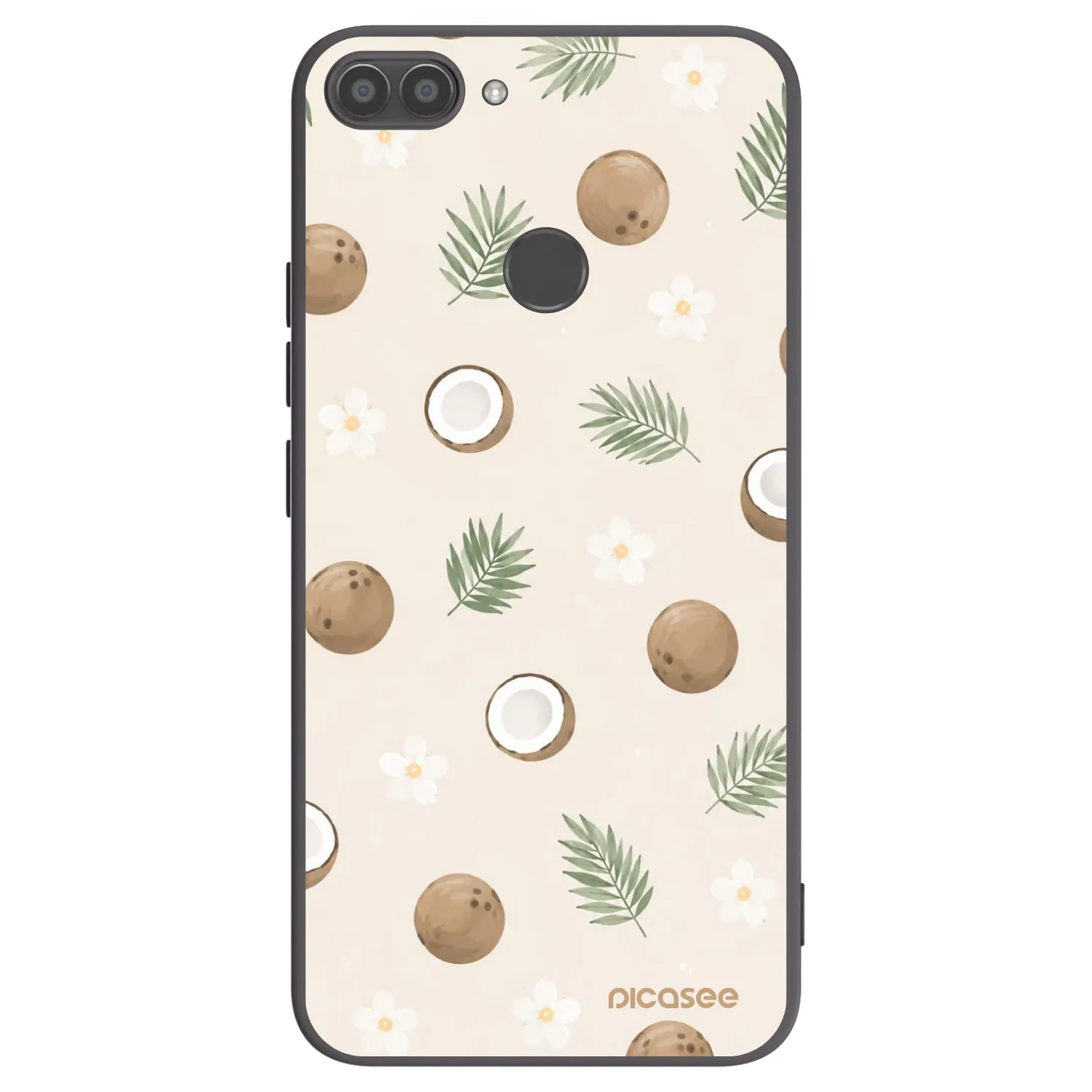 Picasee silikonový černý obal pro Huawei P Smart - Coconut Breeze