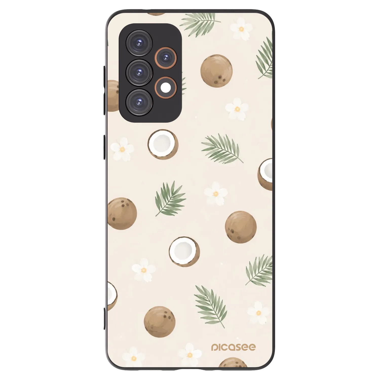 Picasee silikonový černý obal pro Samsung Galaxy A33 5G A336 - Coconut Breeze