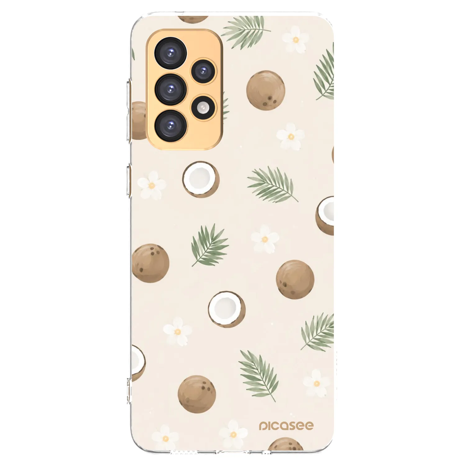 Picasee silikonový průhledný obal pro Samsung Galaxy A33 5G A336 - Coconut Breeze