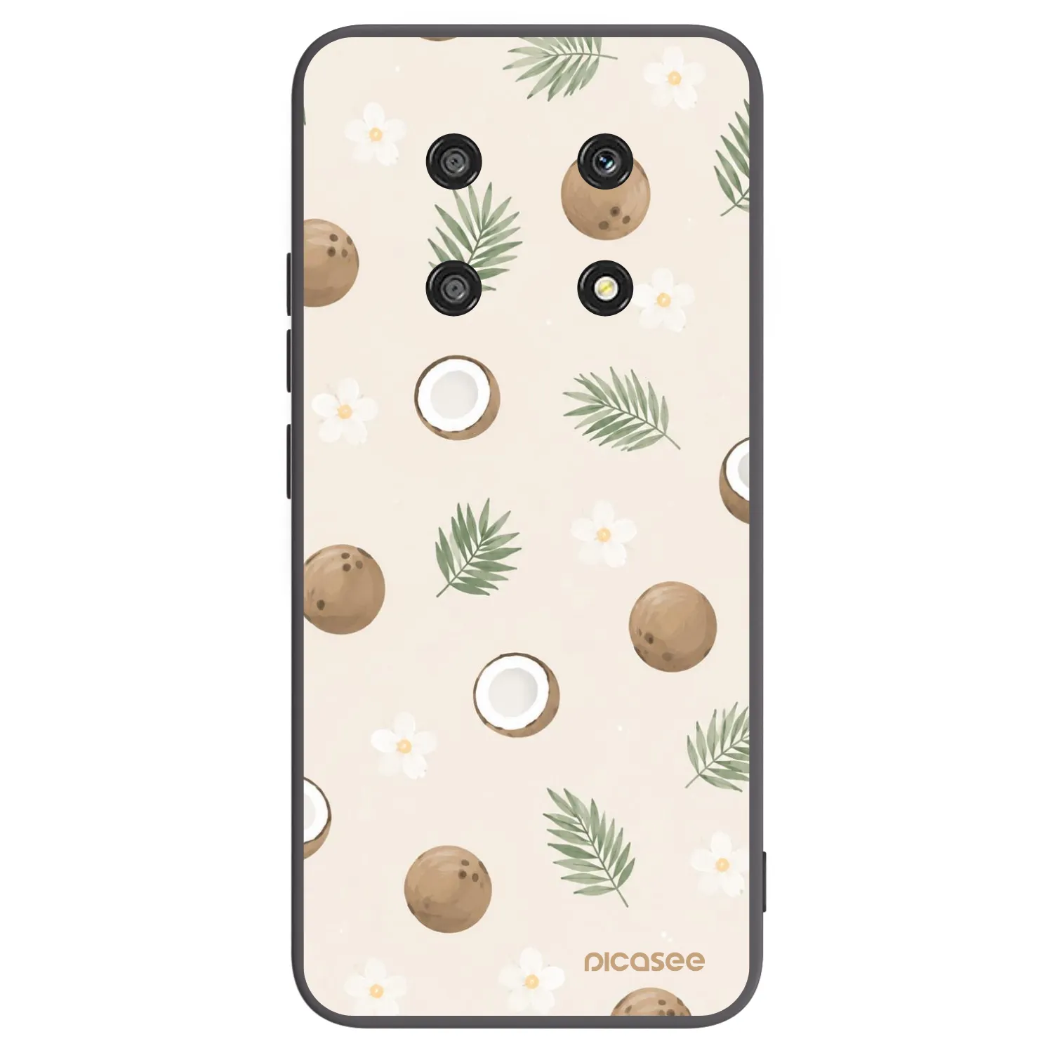 Picasee silikonový černý obal pro Honor Magic4 Lite 5G - Coconut Breeze