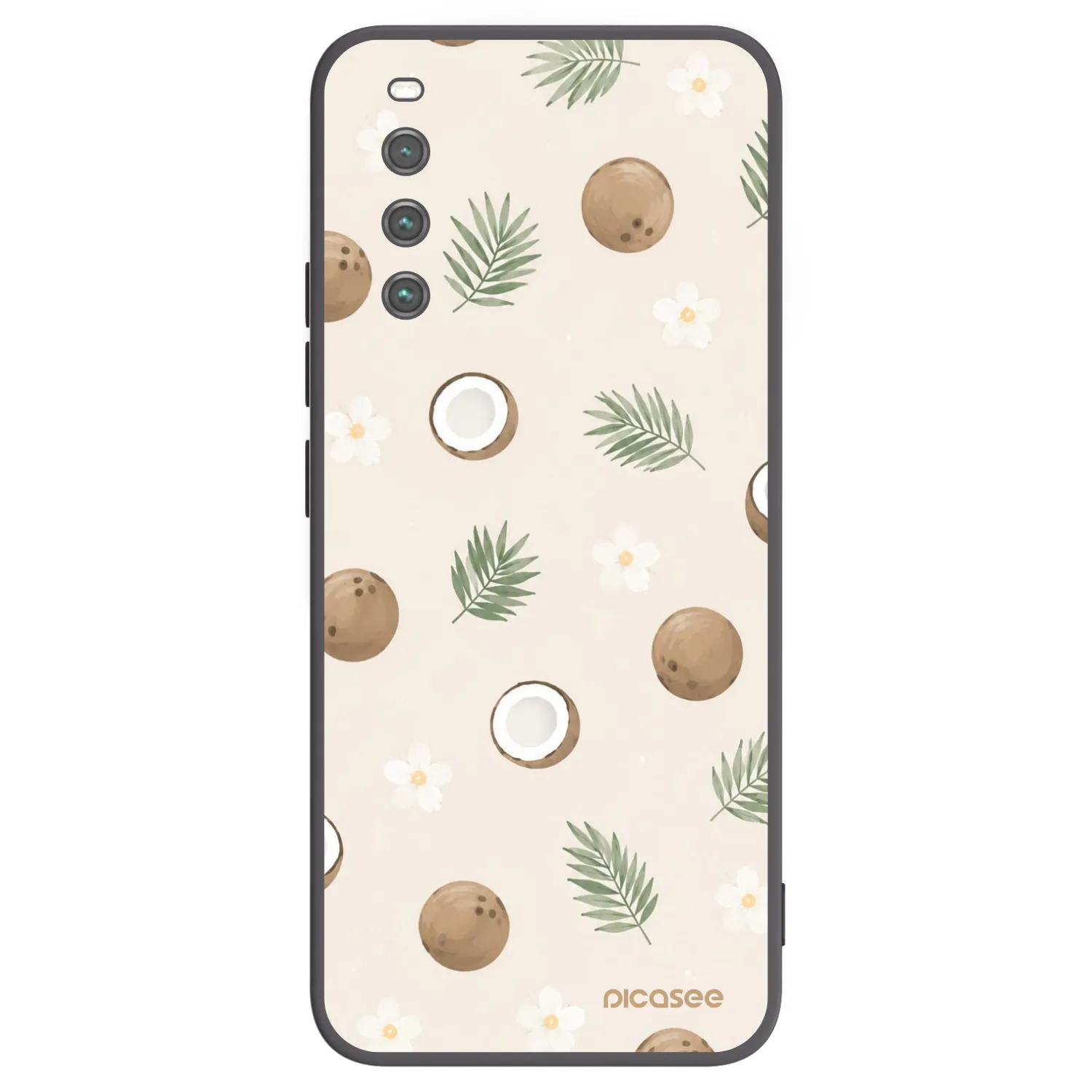 Picasee silikonový černý obal pro Sony Xperia 10 IV 5G - Coconut Breeze
