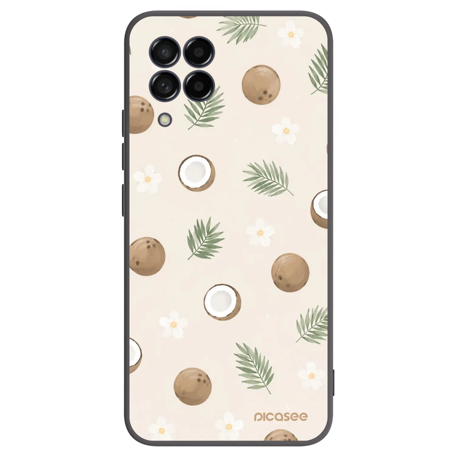 Picasee silikonový černý obal pro Samsung Galaxy M53 5G - Coconut Breeze