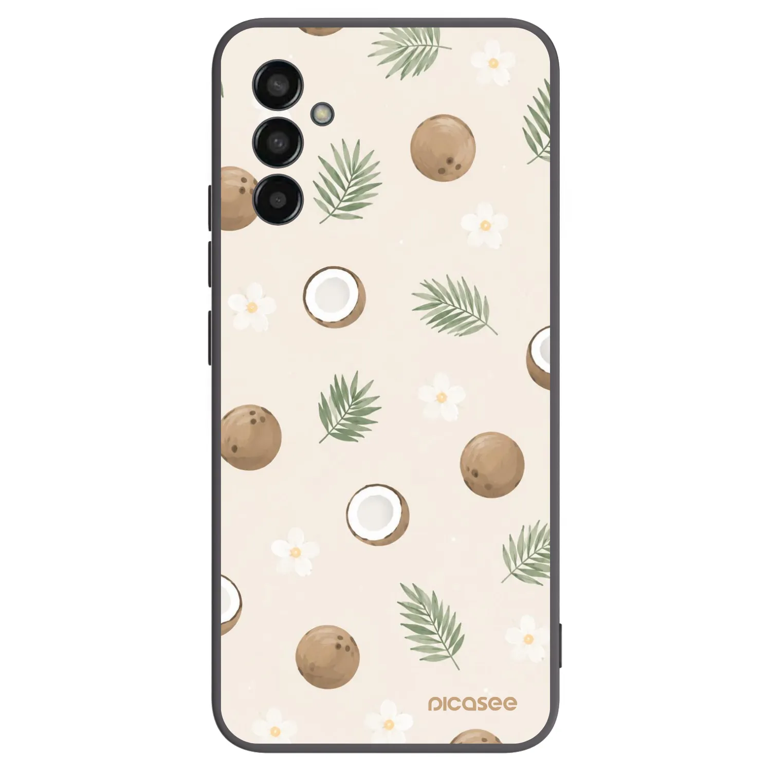 Picasee silikonový černý obal pro Samsung Galaxy M13 M135F - Coconut Breeze