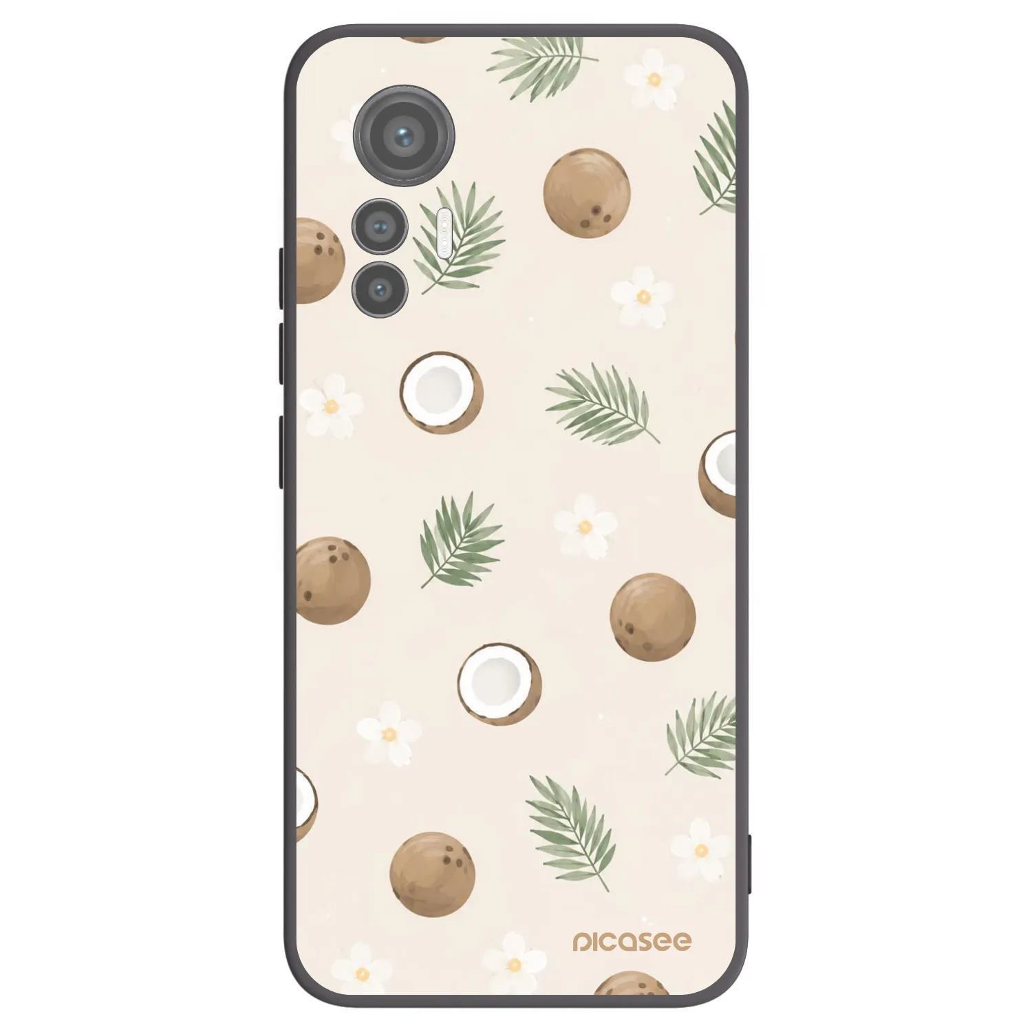 Picasee silikonový černý obal pro Xiaomi 12 Lite - Coconut Breeze