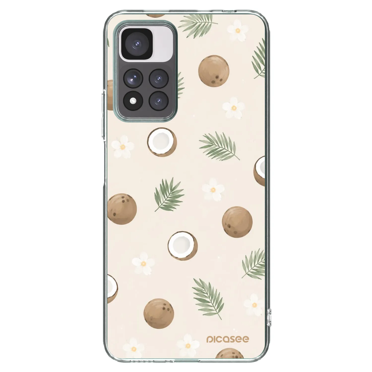 Picasee silikonový průhledný obal pro Xiaomi Redmi Note 11 Pro+ 5G - Coconut Breeze