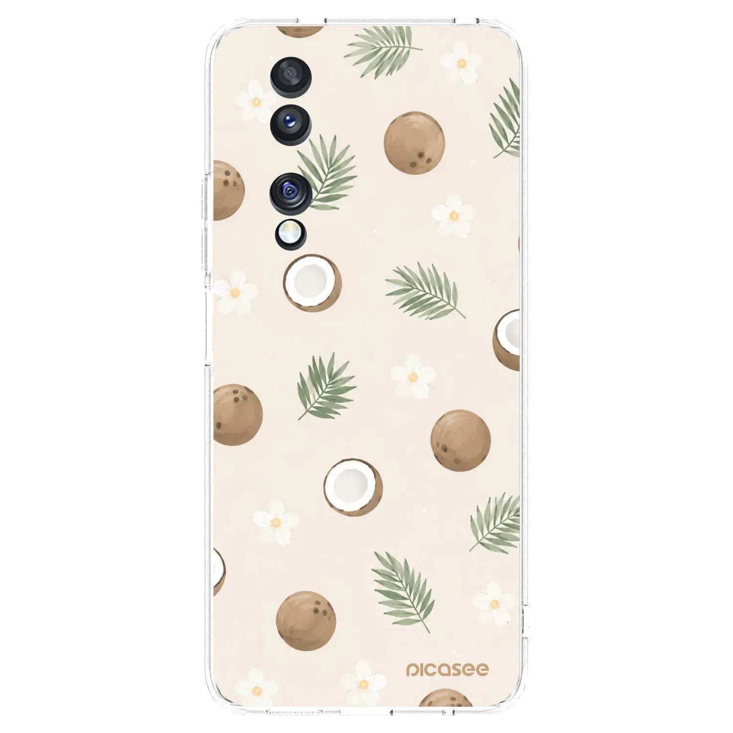 Picasee silikonový průhledný obal pro Honor 70 - Coconut Breeze