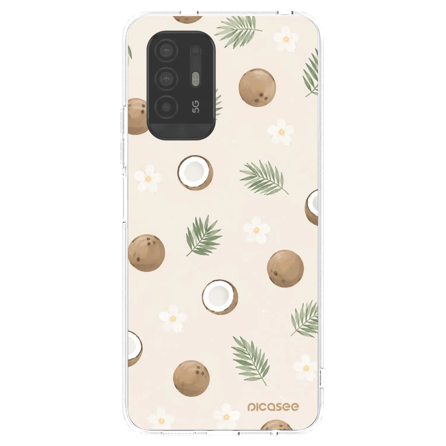 Picasee silikonový průhledný obal pro OPPO A94 5G - Coconut Breeze