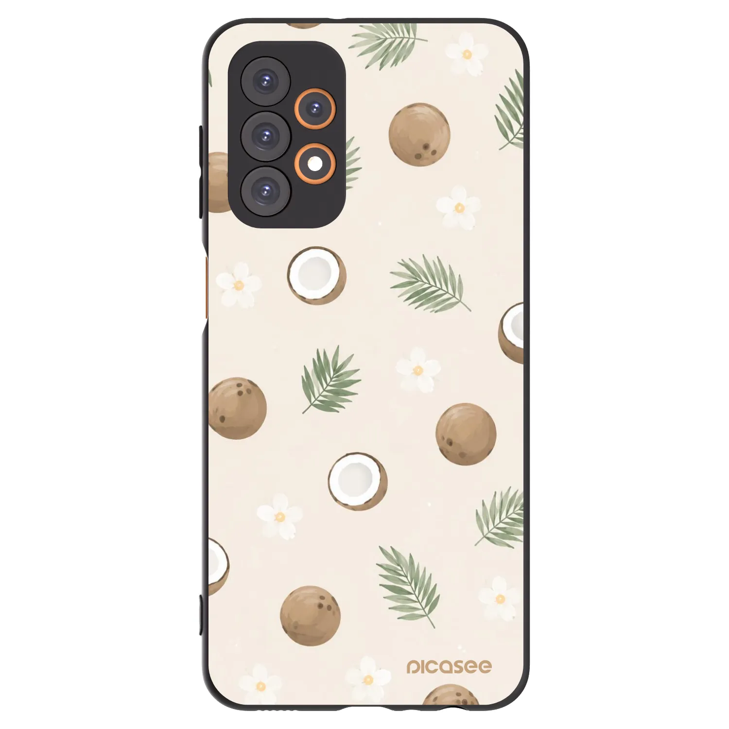 Picasee silikonový černý obal pro Samsung Galaxy A23 A235F 4G - Coconut Breeze
