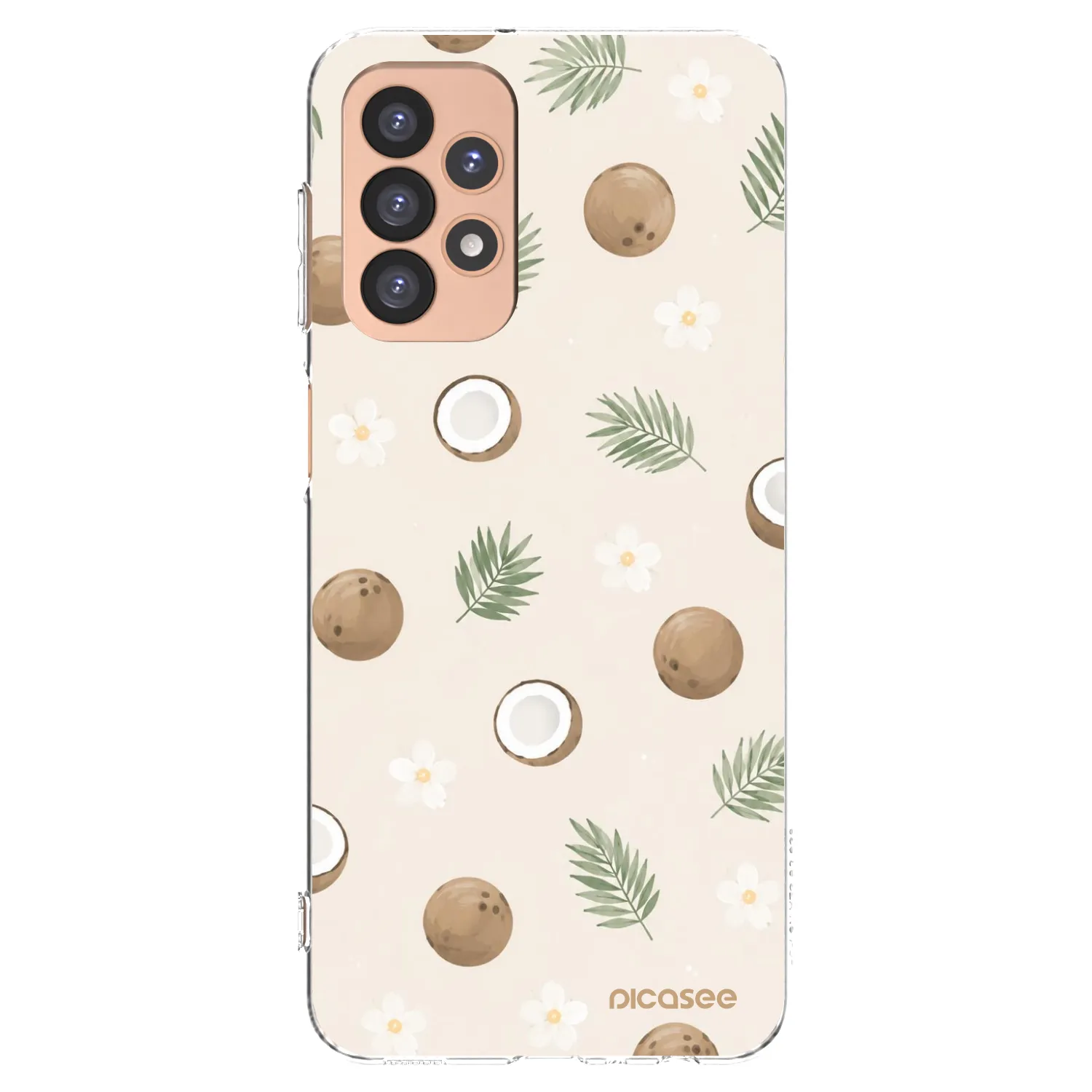 Picasee silikonový průhledný obal pro Samsung Galaxy A23 A236B 5G - Coconut Breeze