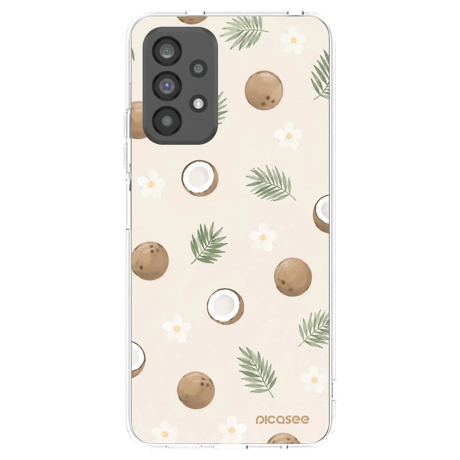 Picasee silikonový průhledný obal pro Samsung Galaxy A73 5G - Coconut Breeze