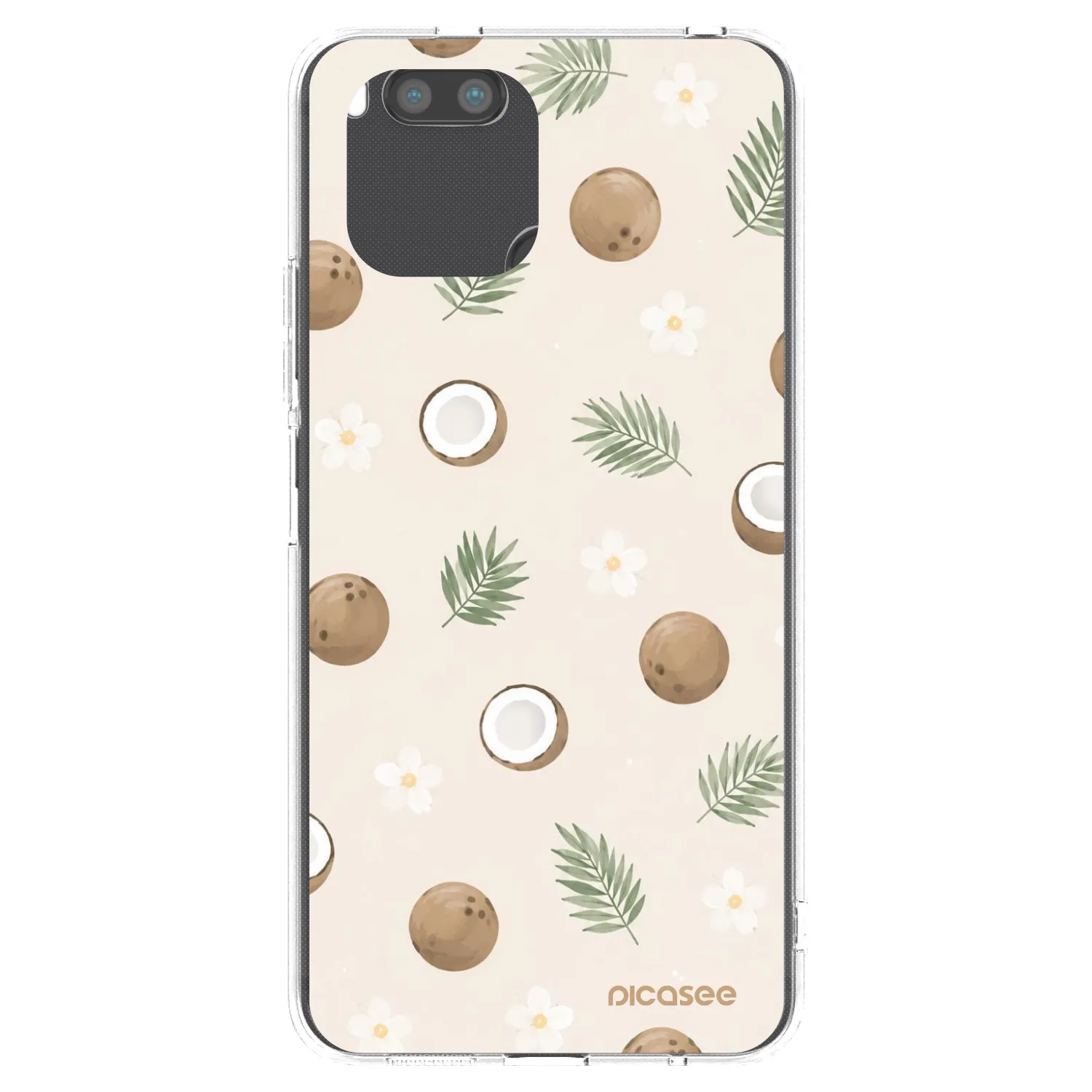 Picasee silikonový průhledný obal pro Xiaomi Redmi A1 - Coconut Breeze
