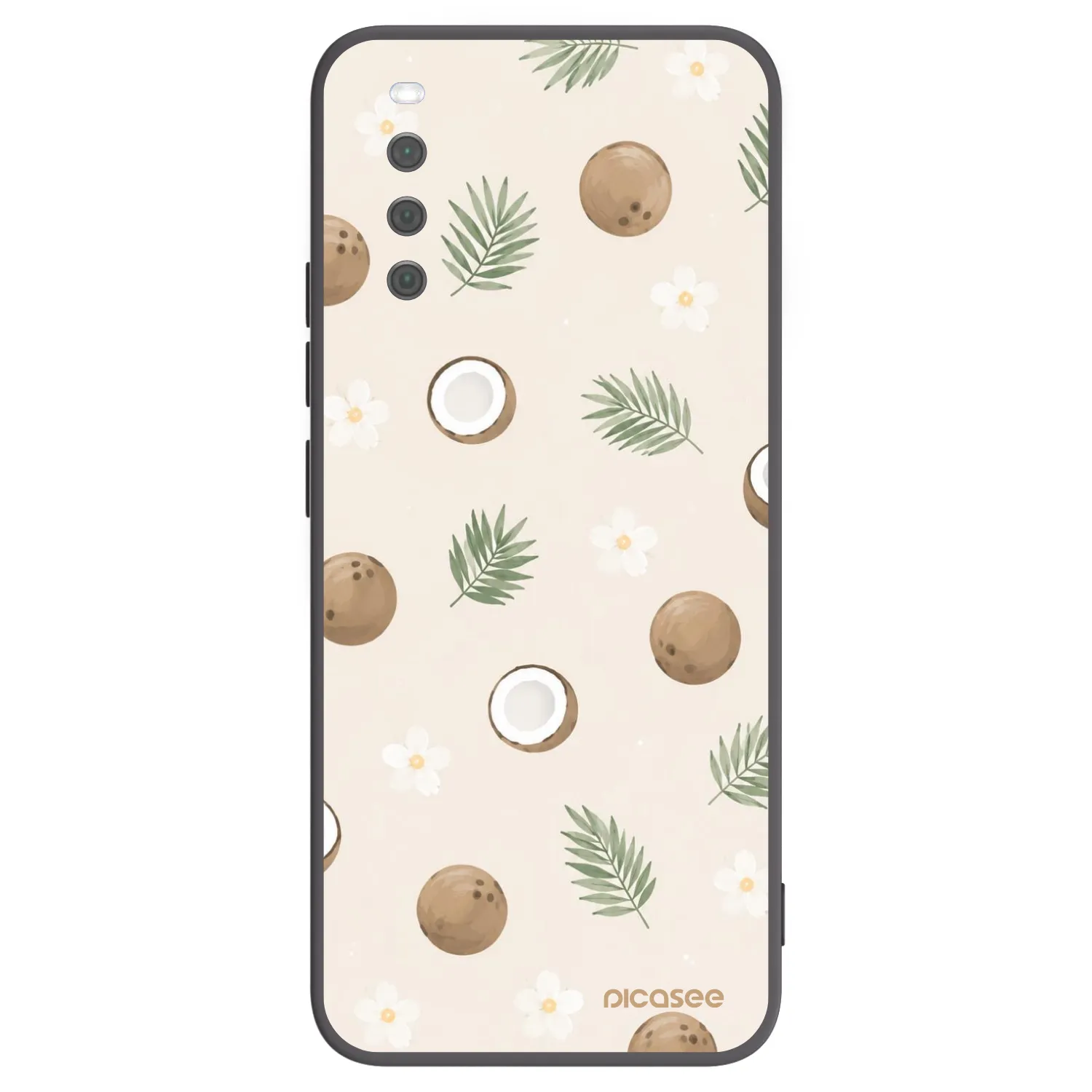 Picasee silikonový černý obal pro Sony Xperia 10 III - Coconut Breeze