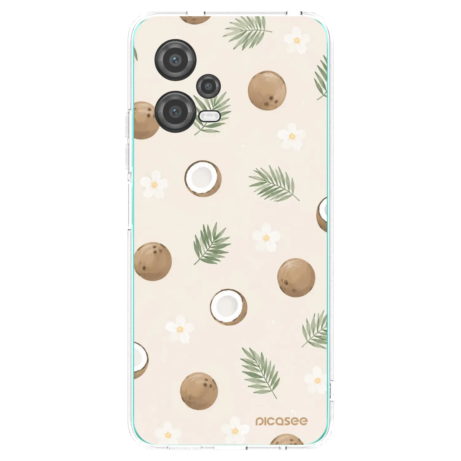 Picasee silikonový průhledný obal pro Xiaomi Poco X5 - Coconut Breeze
