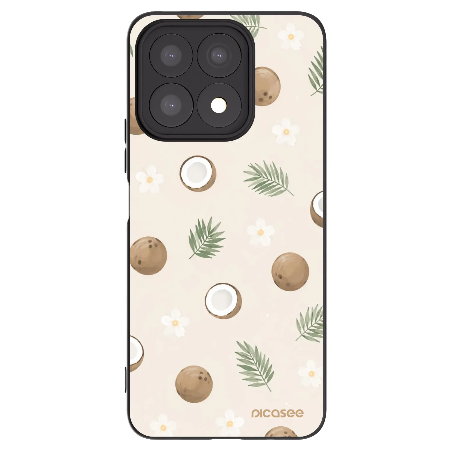 Picasee silikonový černý obal pro Honor X8a - Coconut Breeze