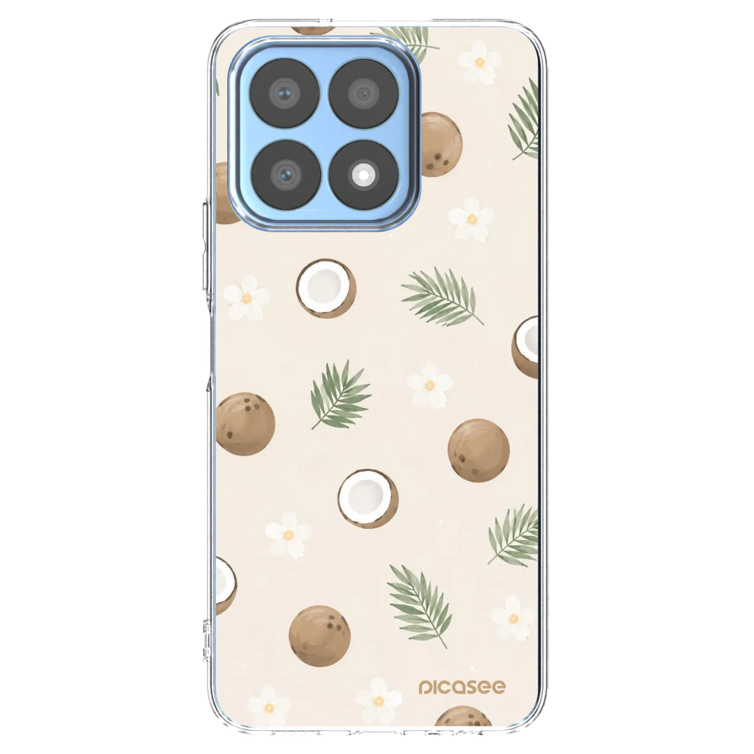 Picasee silikonový průhledný obal pro Honor X8a - Coconut Breeze
