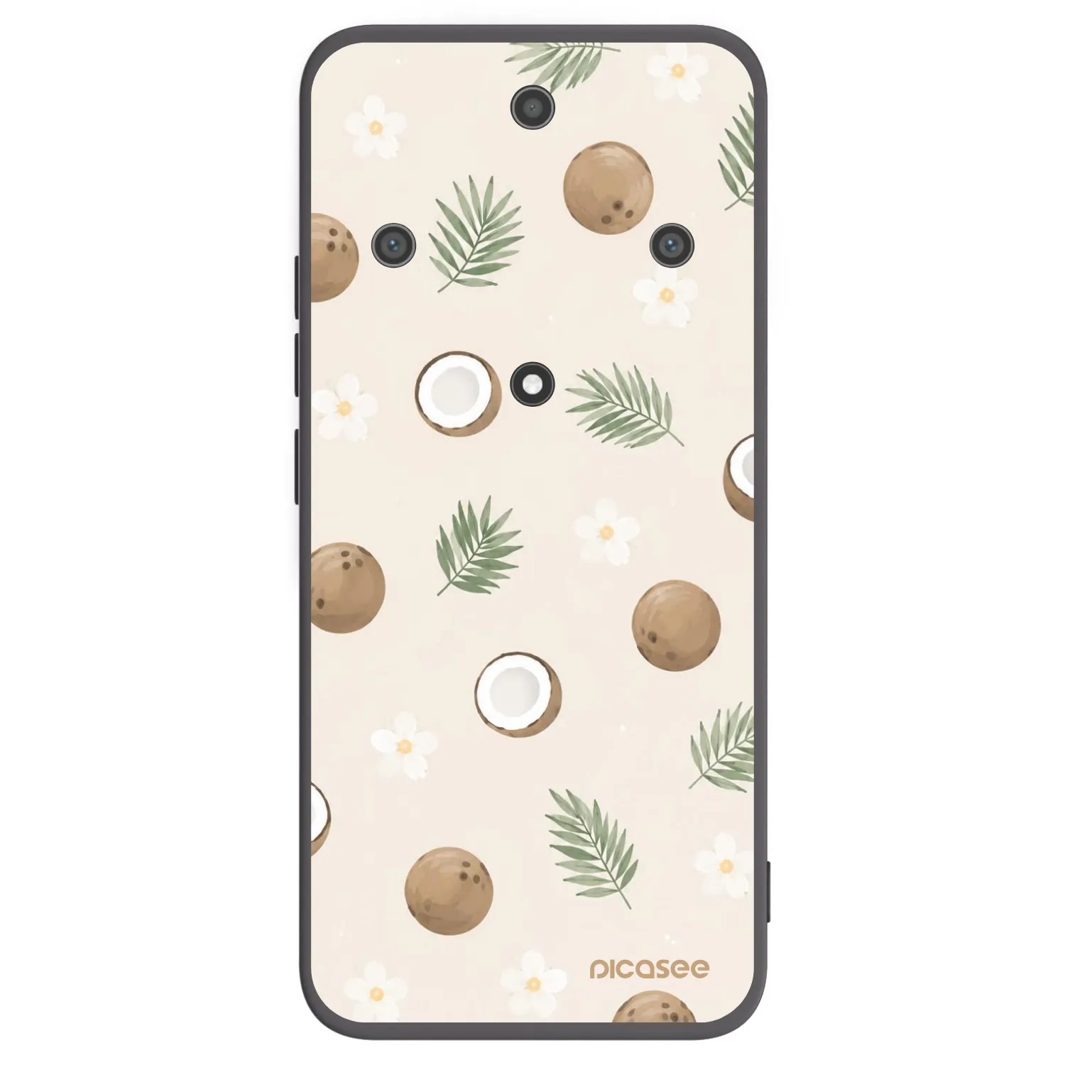 Picasee silikonový černý obal pro Honor Magic5 Lite 5G - Coconut Breeze