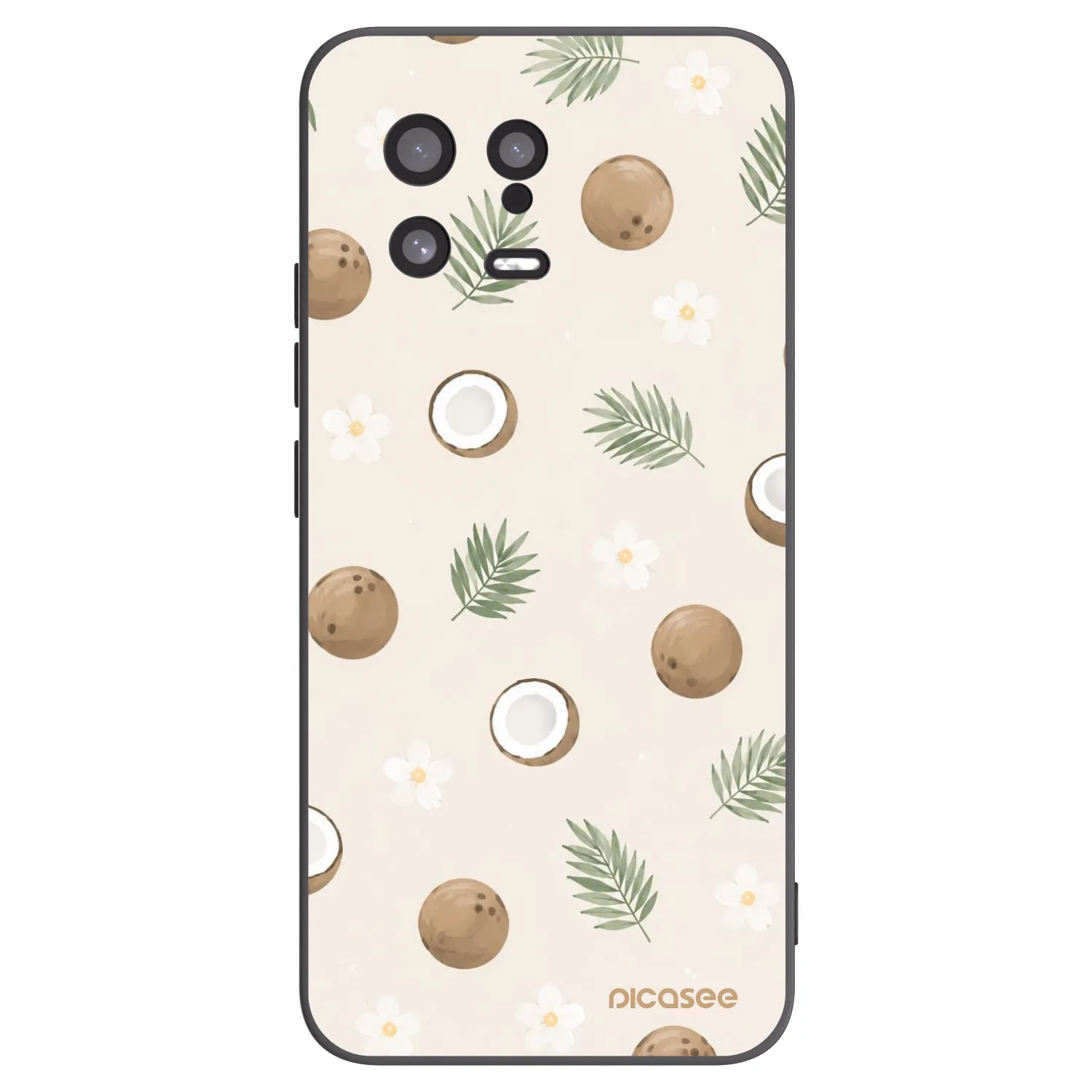 Picasee silikonový černý obal pro Xiaomi 13 - Coconut Breeze