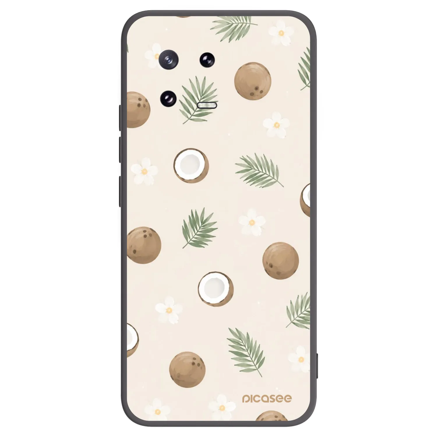 Picasee silikonový černý obal pro Xiaomi 13 Pro - Coconut Breeze