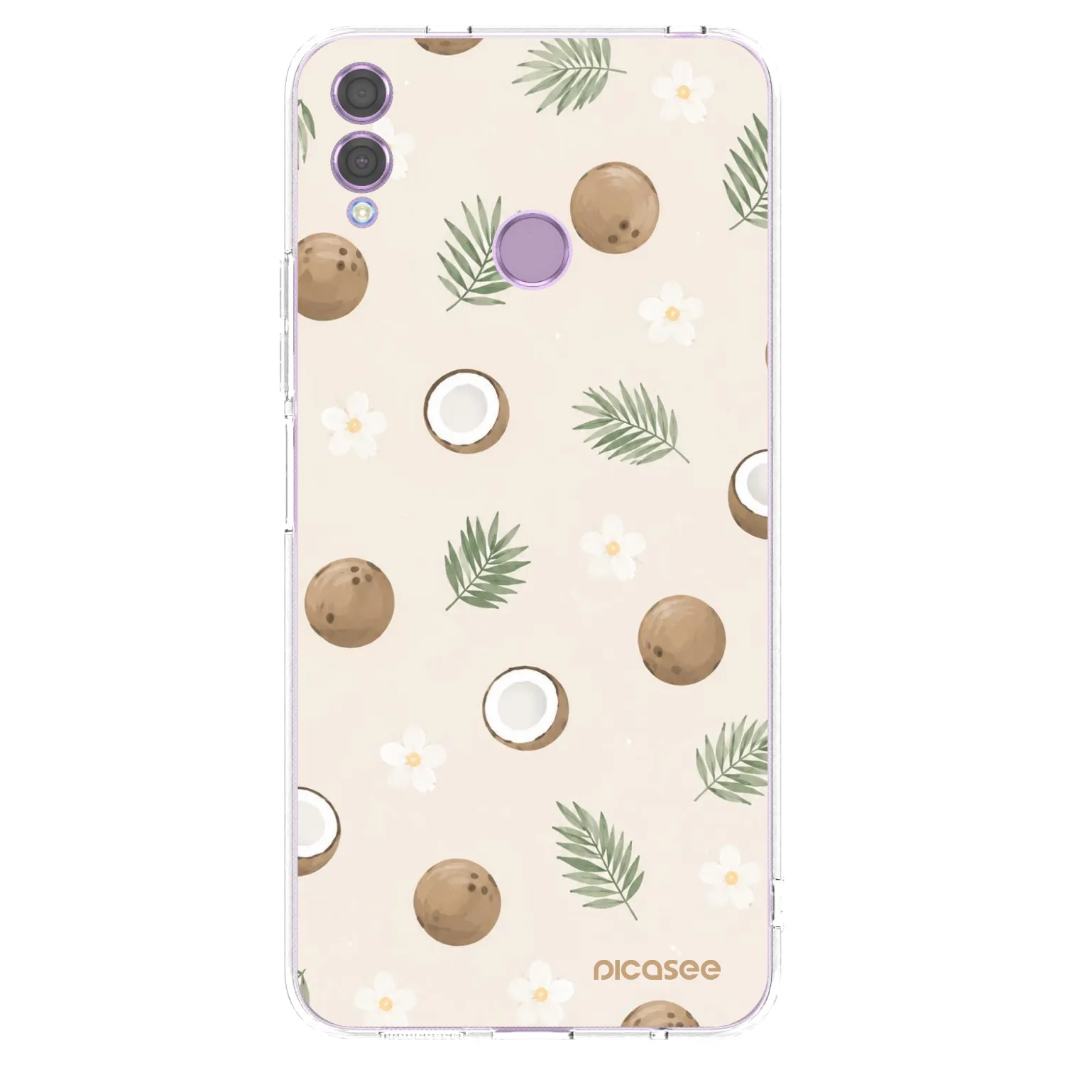 Picasee silikonový průhledný obal pro Honor 8X - Coconut Breeze