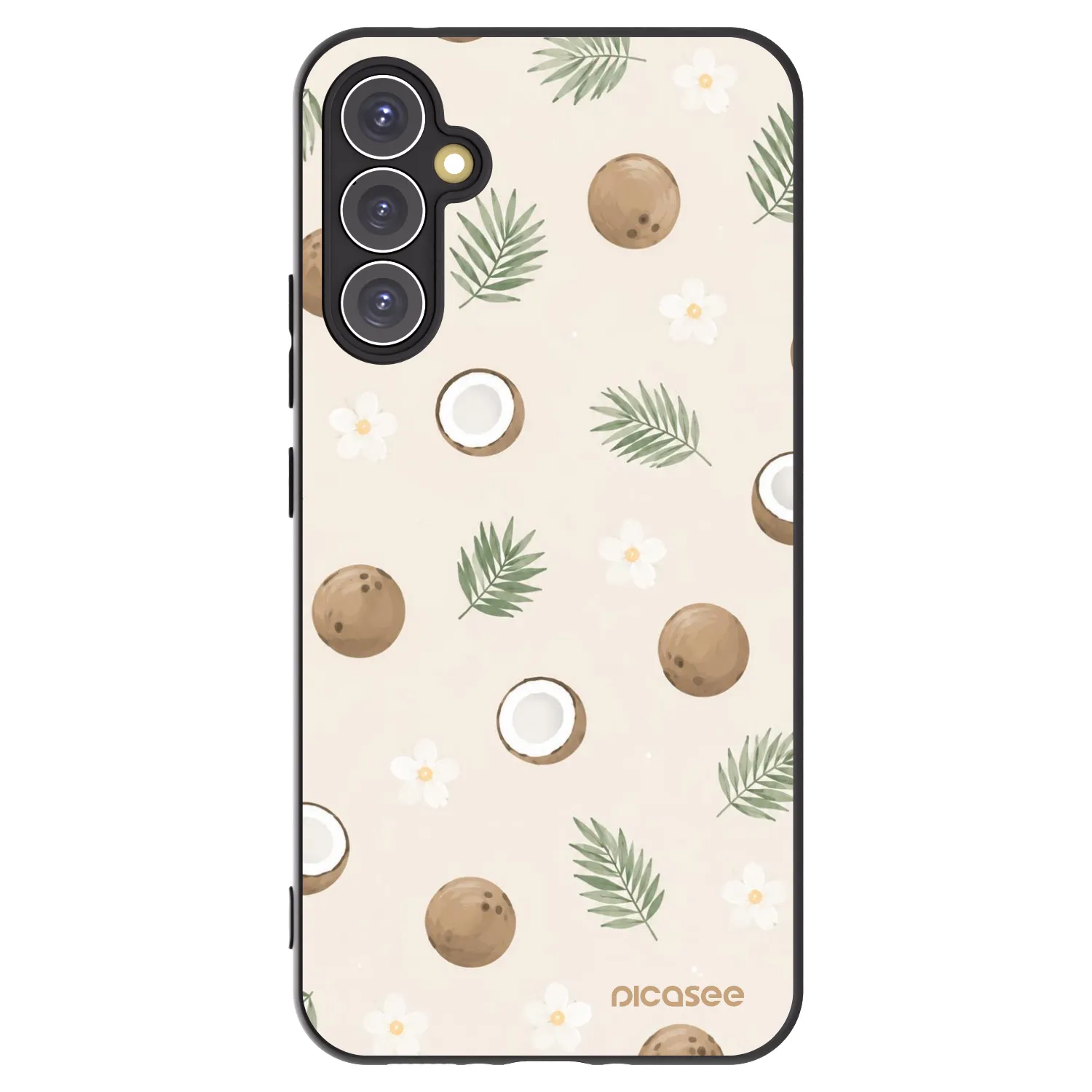 Picasee silikonový černý obal pro Samsung Galaxy A34 5G A346B - Coconut Breeze