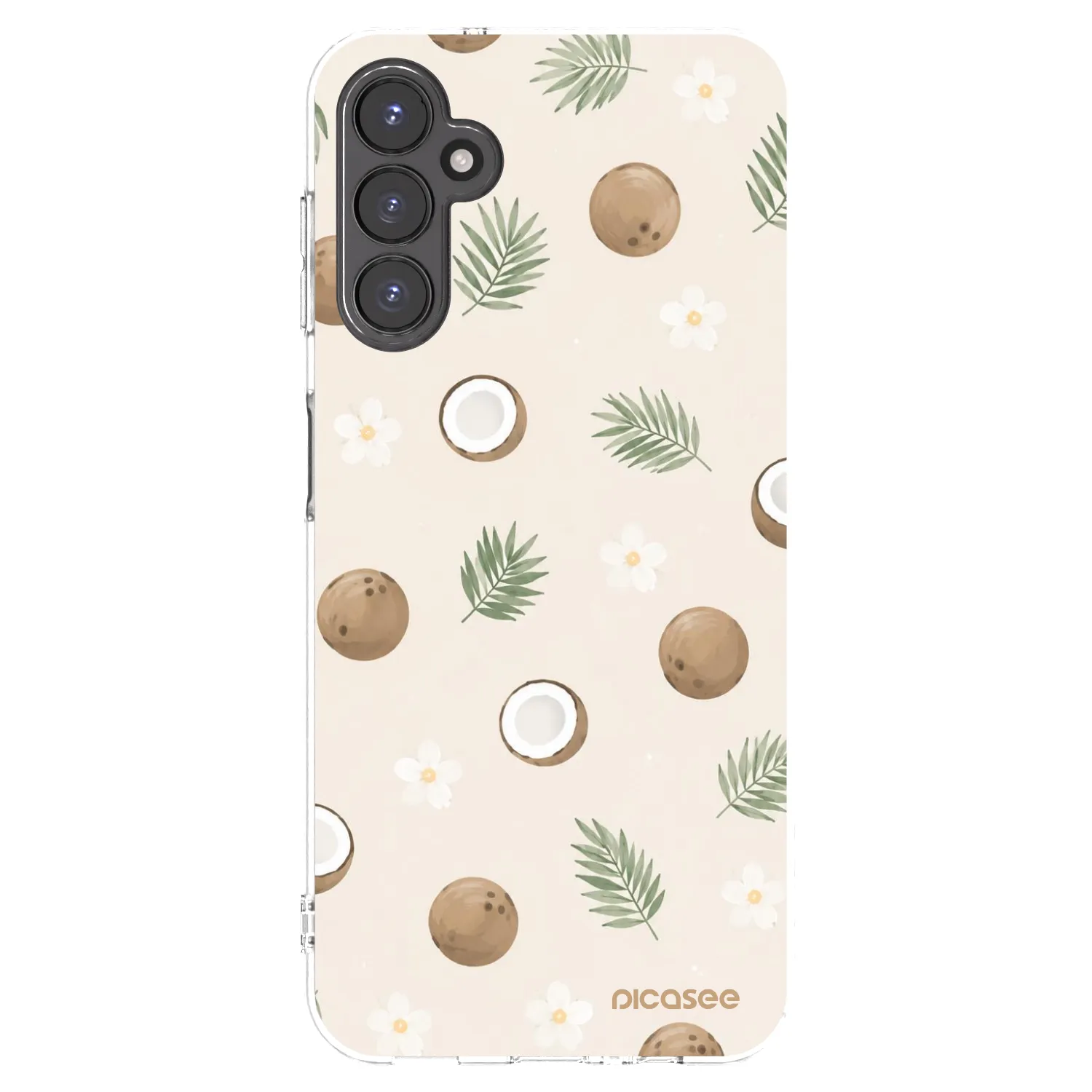 Picasee silikonový průhledný obal pro Samsung Galaxy A14 4G A145R - Coconut Breeze