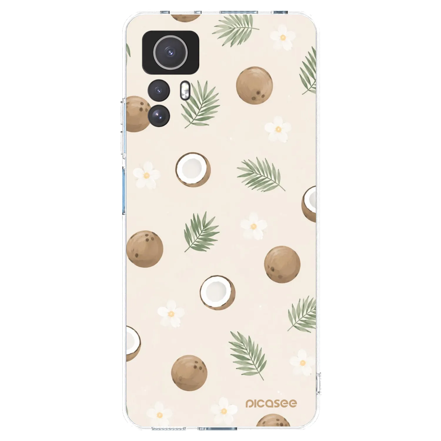 Picasee silikonový průhledný obal pro Xiaomi Redmi Note 12S - Coconut Breeze