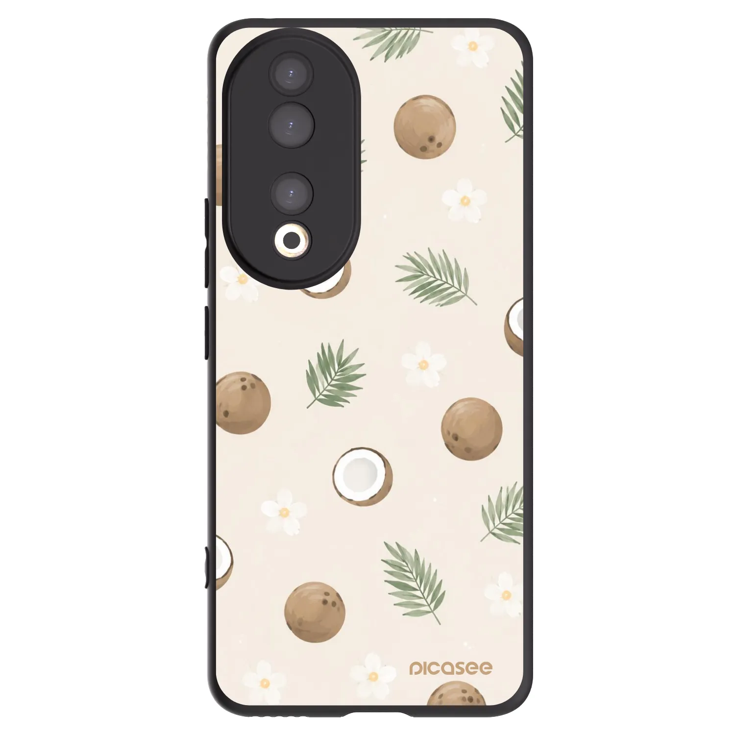 Picasee silikonový černý obal pro Honor 90 5G - Coconut Breeze