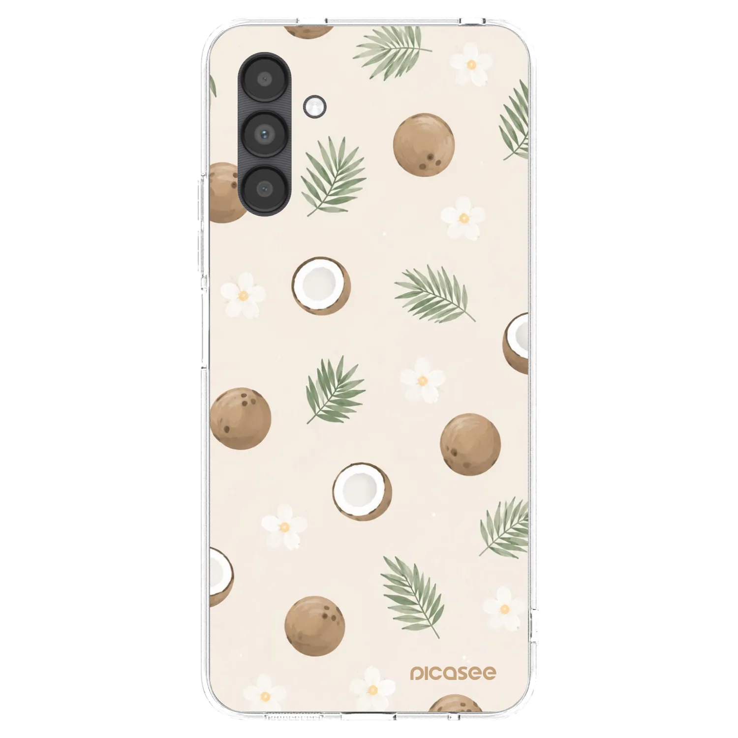 Picasee silikonový průhledný obal pro Samsung Galaxy A04s A047F - Coconut Breeze