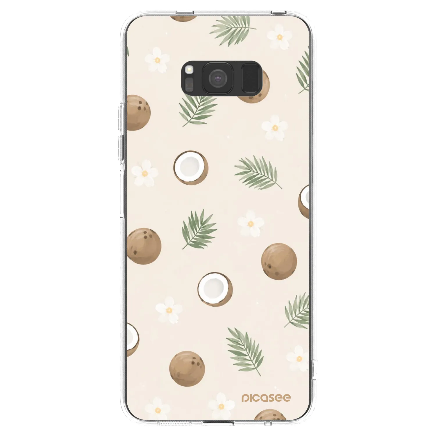 Picasee silikonový průhledný obal pro Samsung Galaxy S8 G950F - Coconut Breeze